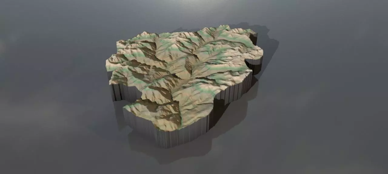highresolution heightmaps and geometry for Andorra Texture_0