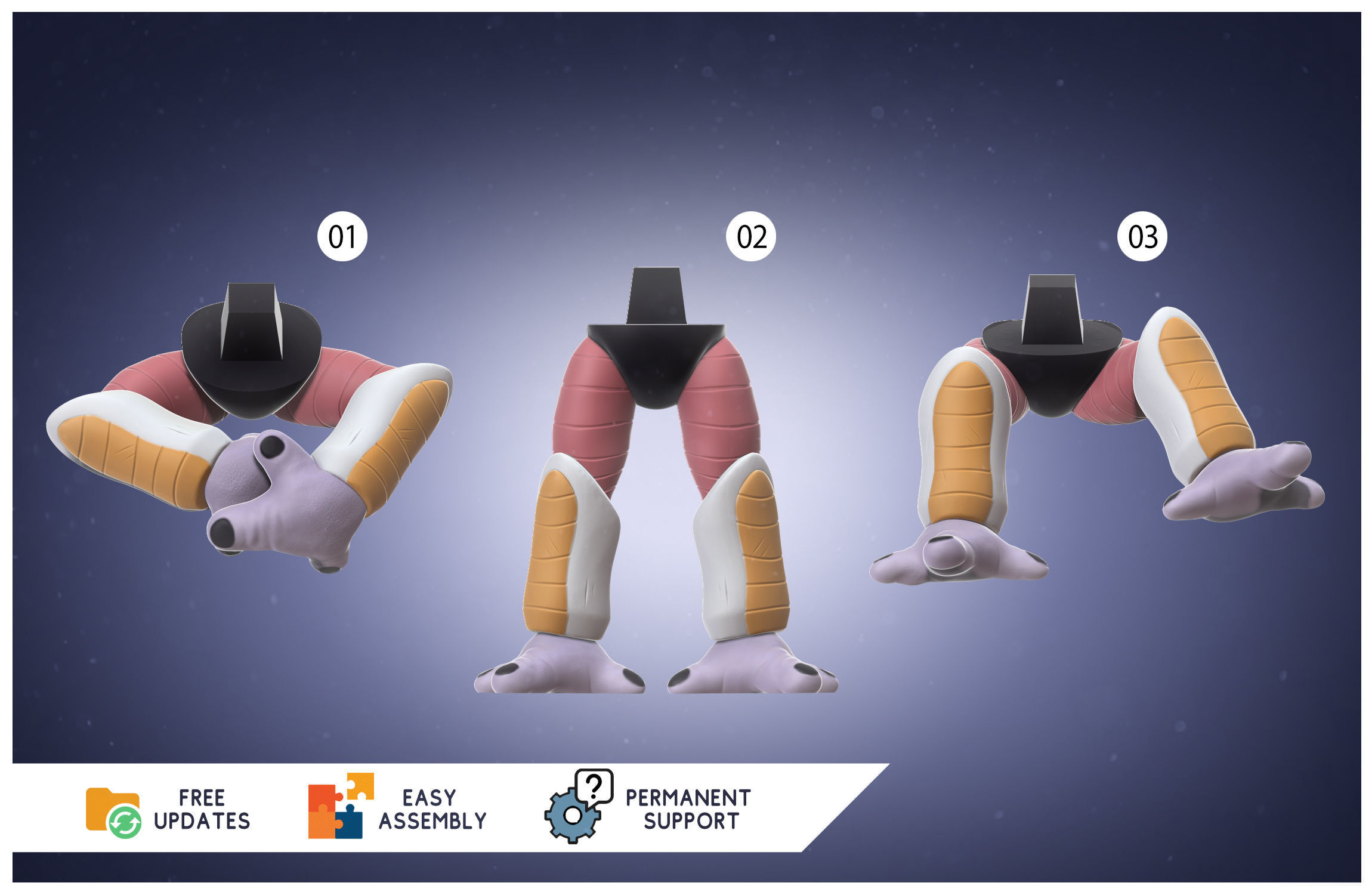 The Child Frieza -Baby freezer - 3D FanArt -  3D print model_17