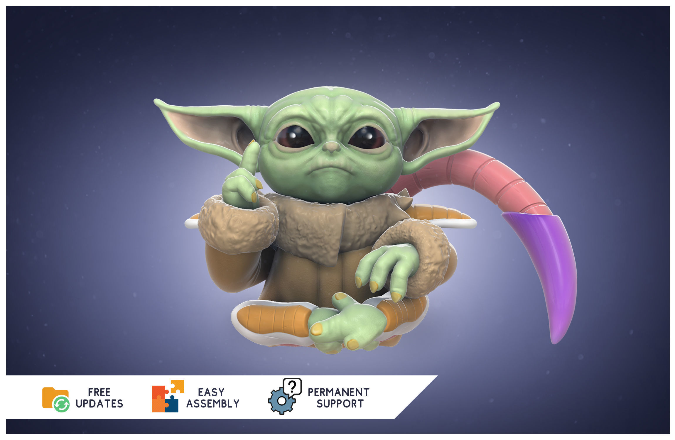 The Child Frieza -Baby freezer - 3D FanArt -  3D print model_7