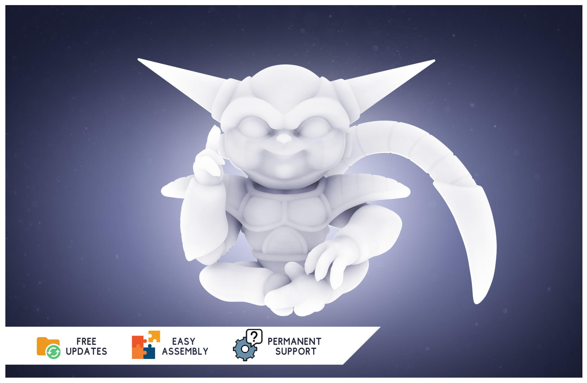 The Child Frieza -Baby freezer - 3D FanArt -  3D print model_10