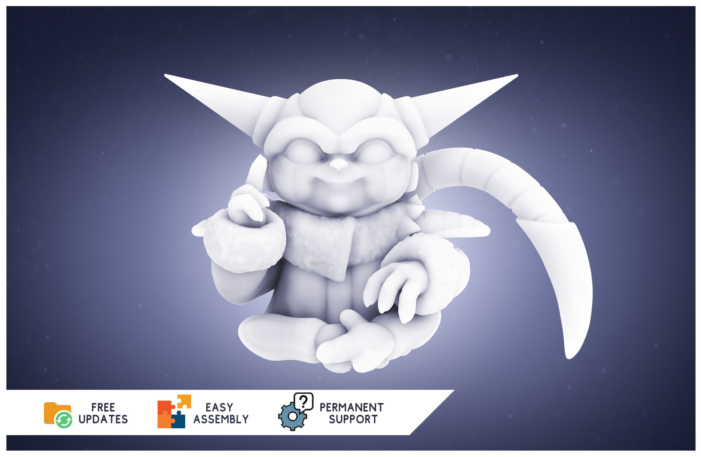 The Child Frieza -Baby freezer - 3D FanArt -  3D print model_9