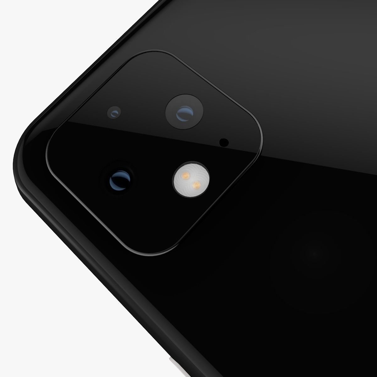 Google Pixel 4 Black 3D model_7