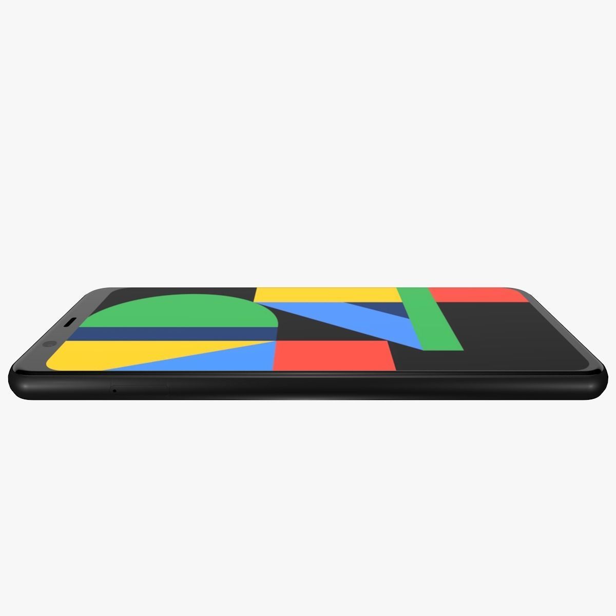 Google Pixel 4 Orange 3D model_2