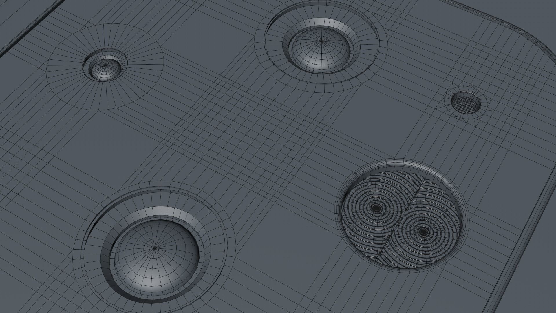 Google Pixel 4 Orange 3D model_20