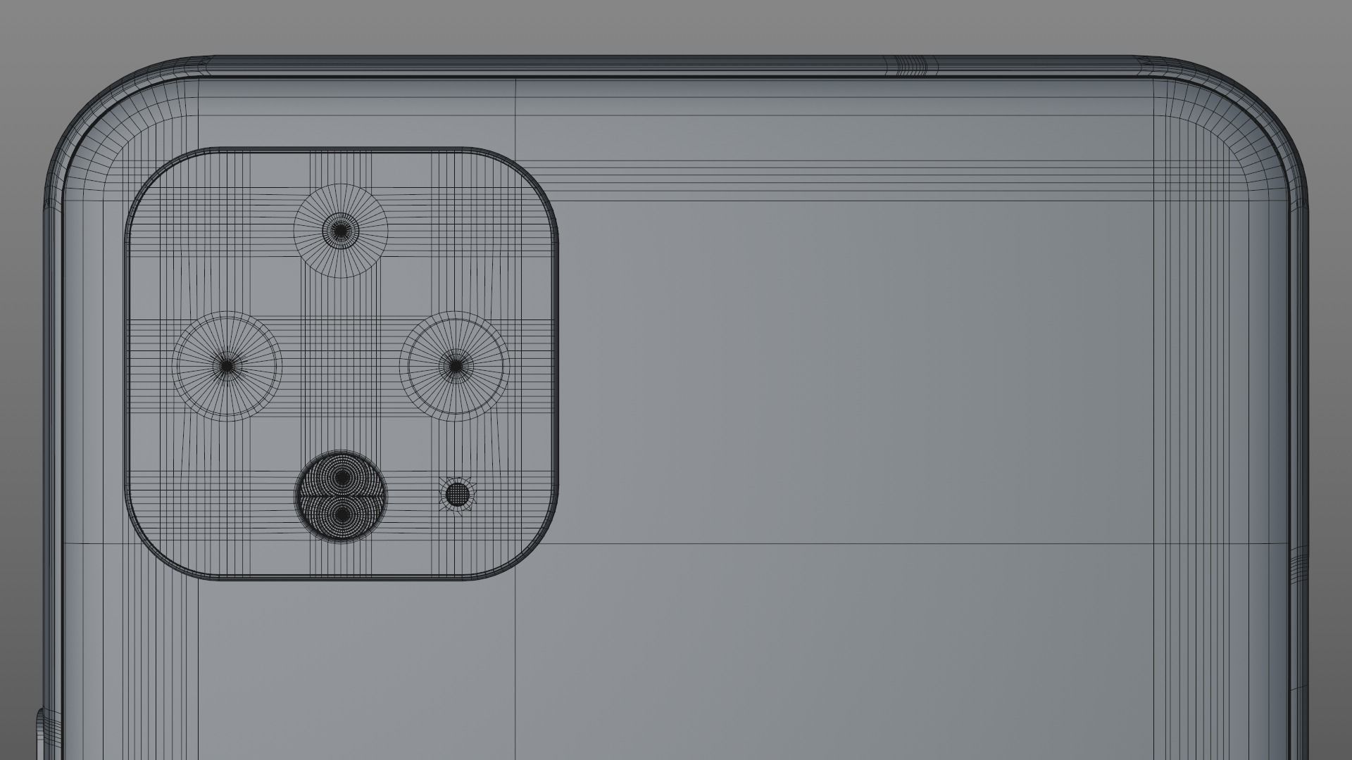 Google Pixel 4 Orange 3D model_14