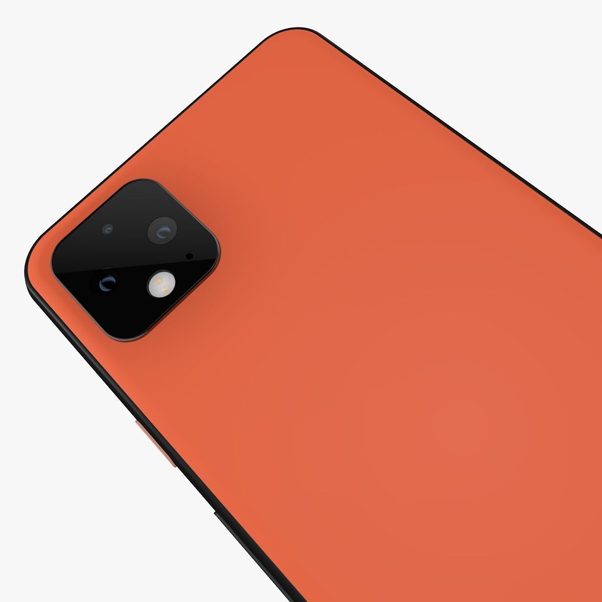 Google Pixel 4 Orange 3D model_5
