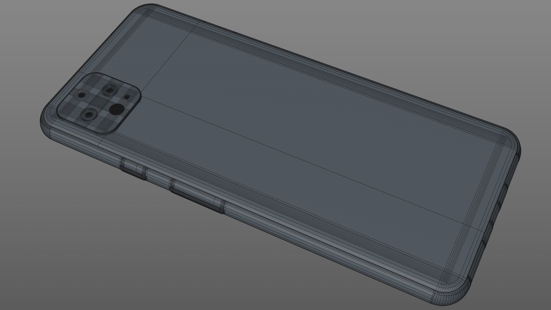 Google Pixel 4 White 3D model_21