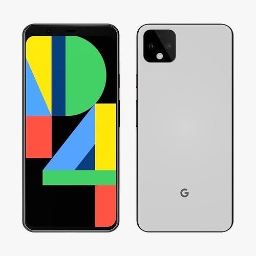 Google Pixel 4 White 3D model