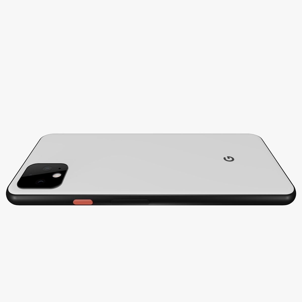Google Pixel 4 White 3D model_1
