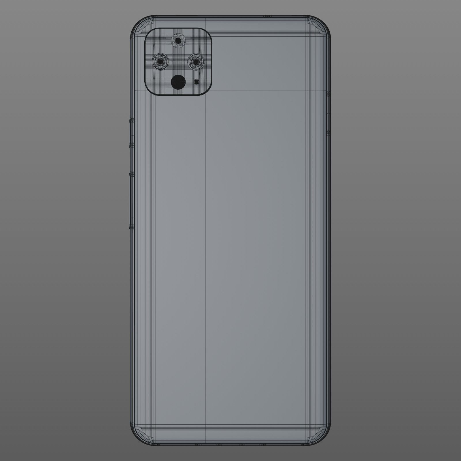 Google Pixel 4 White 3D model_29