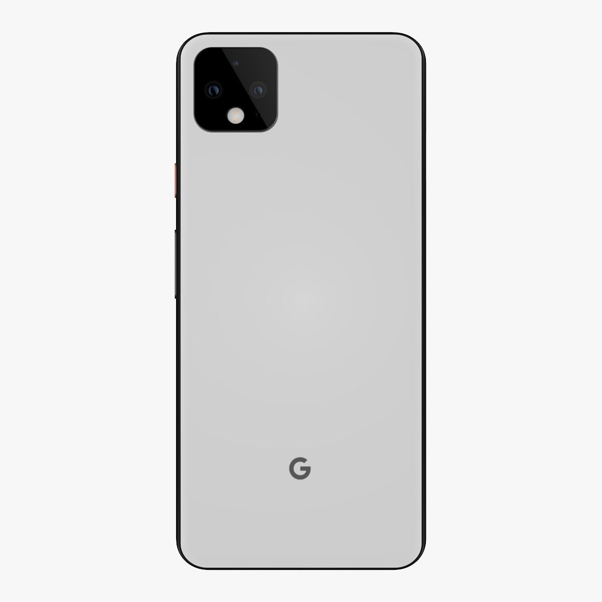Google Pixel 4 White 3D model_12