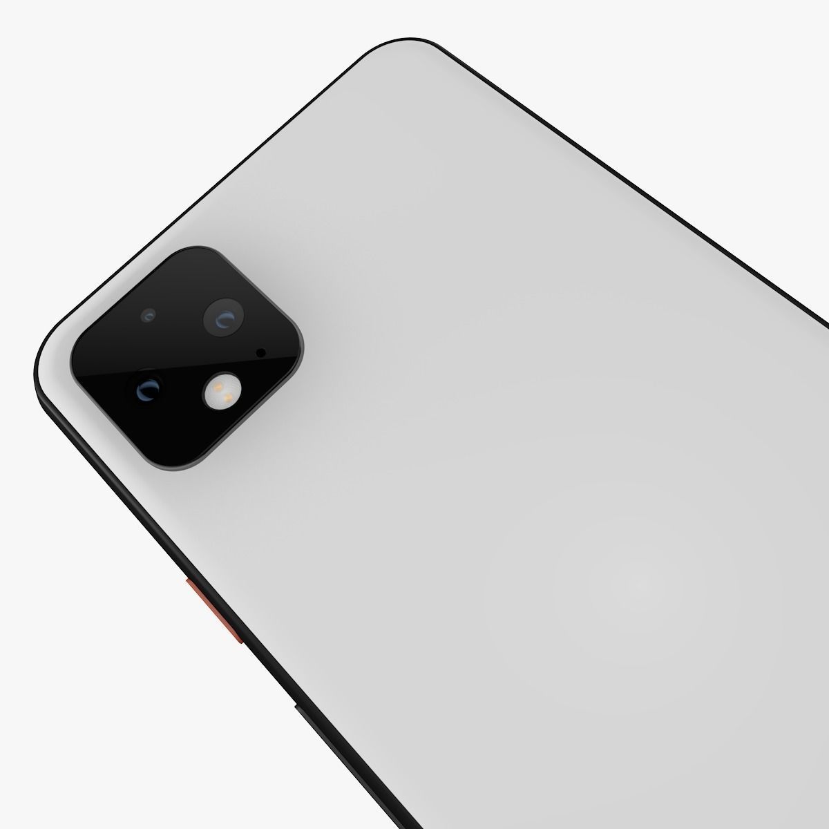Google Pixel 4 White 3D model_5
