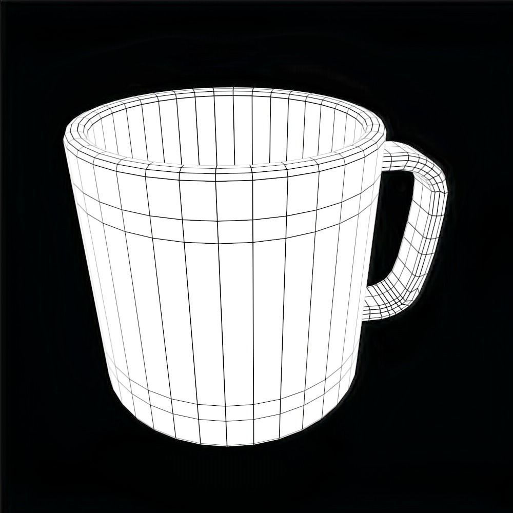 Cup of coffee 3D model_2