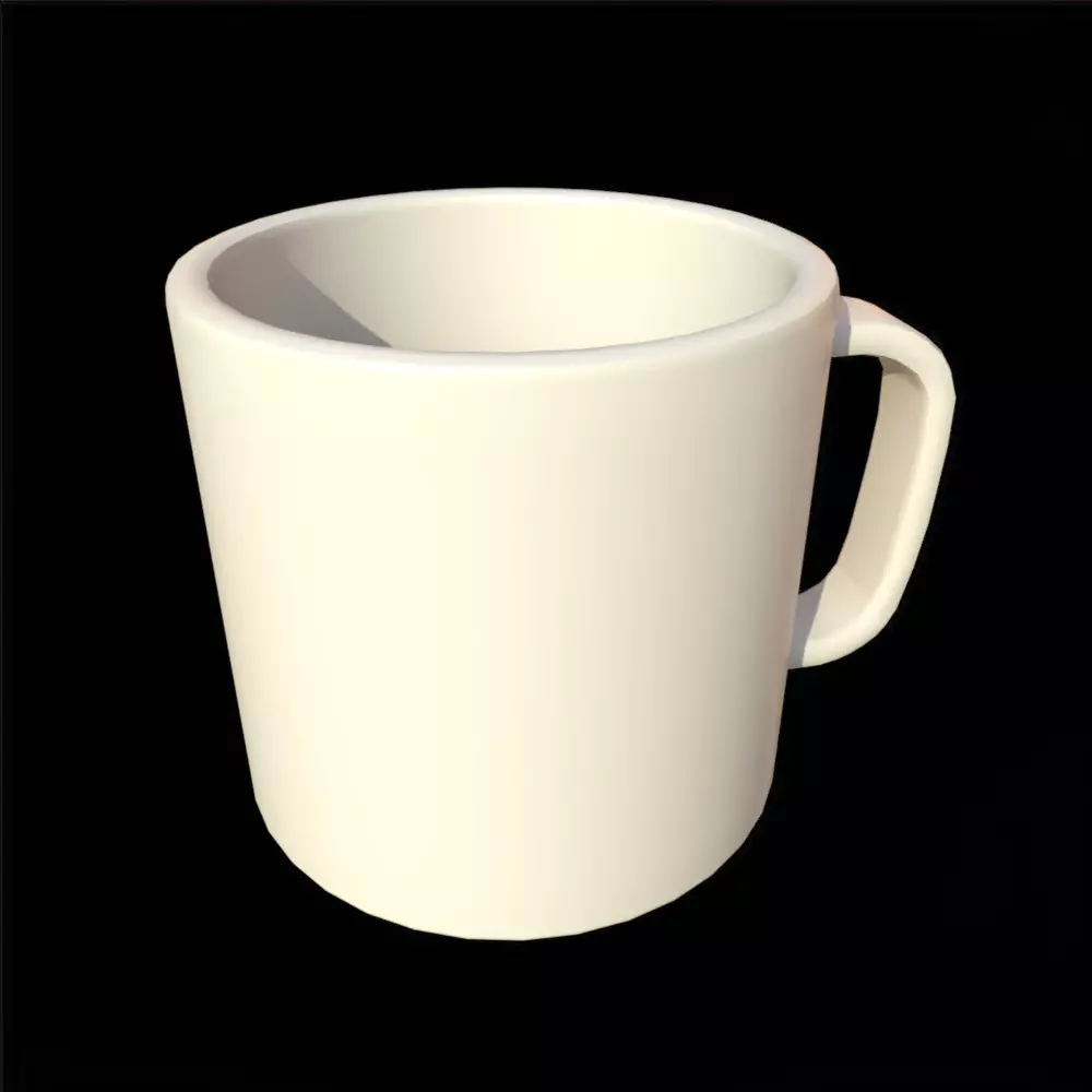 Cup of coffee 3D model_0