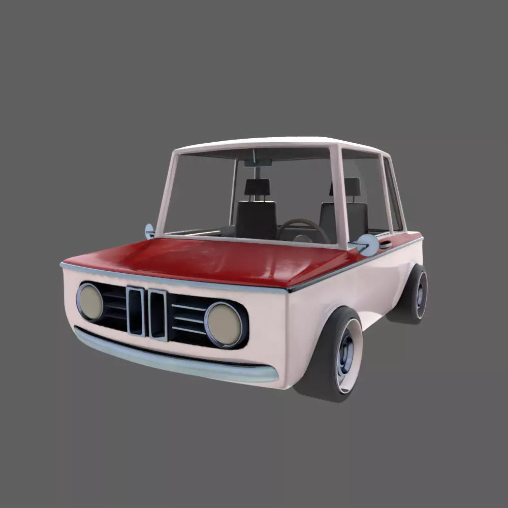 Stylized Car 3D model_0