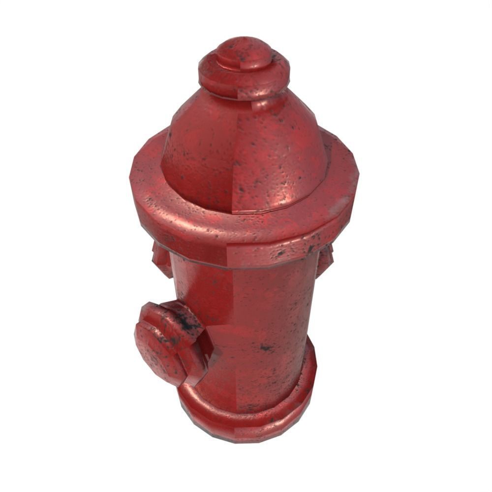 Fire Hydrant 3D model_4