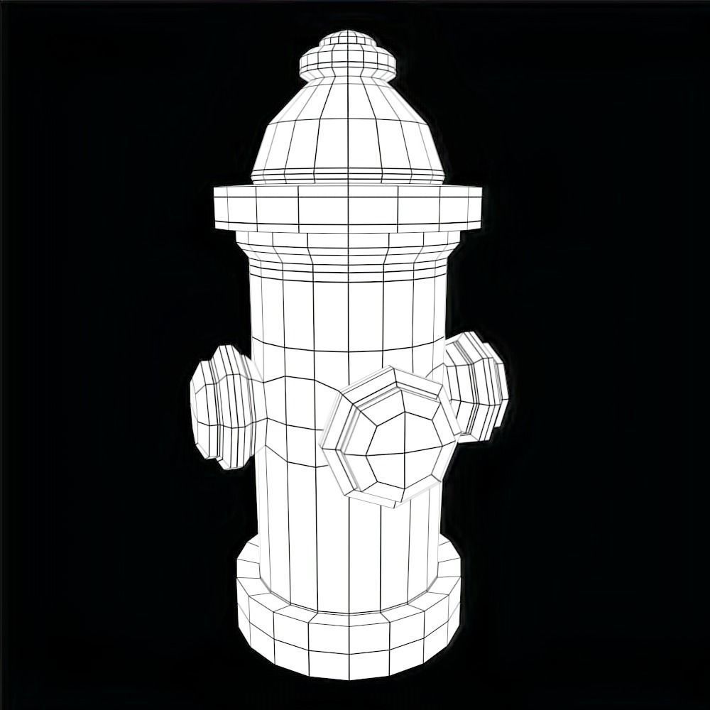 Fire Hydrant 3D model_2