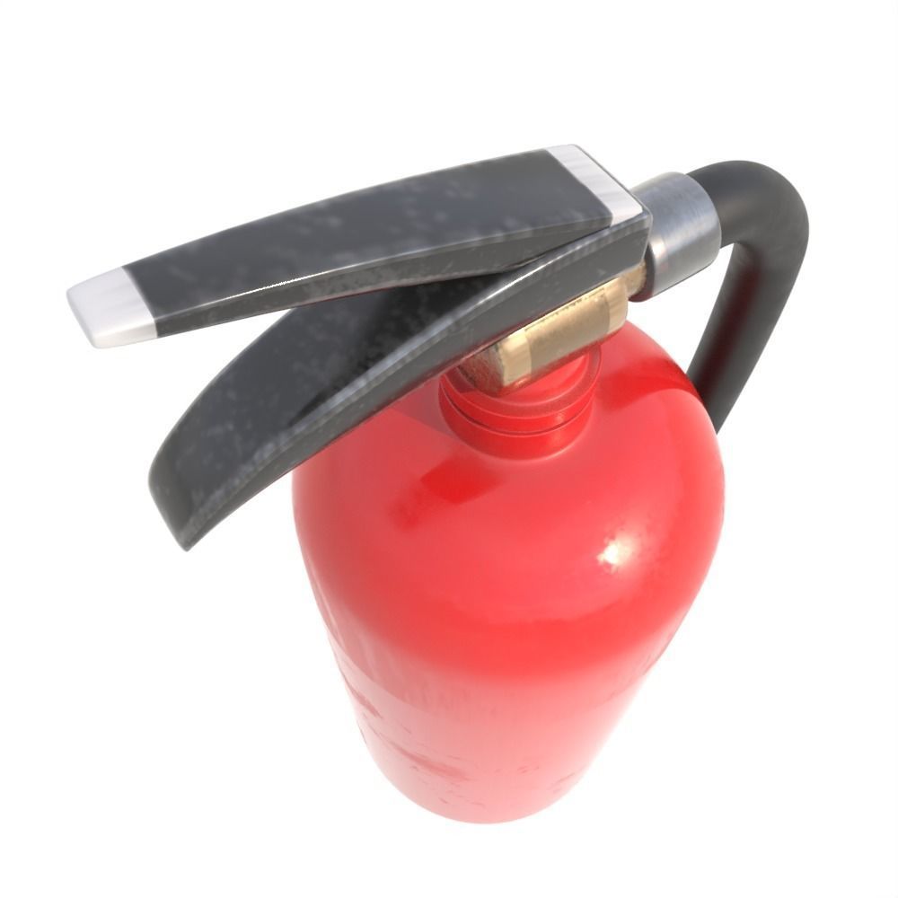 Extinguisher fire - fire 3D model_1