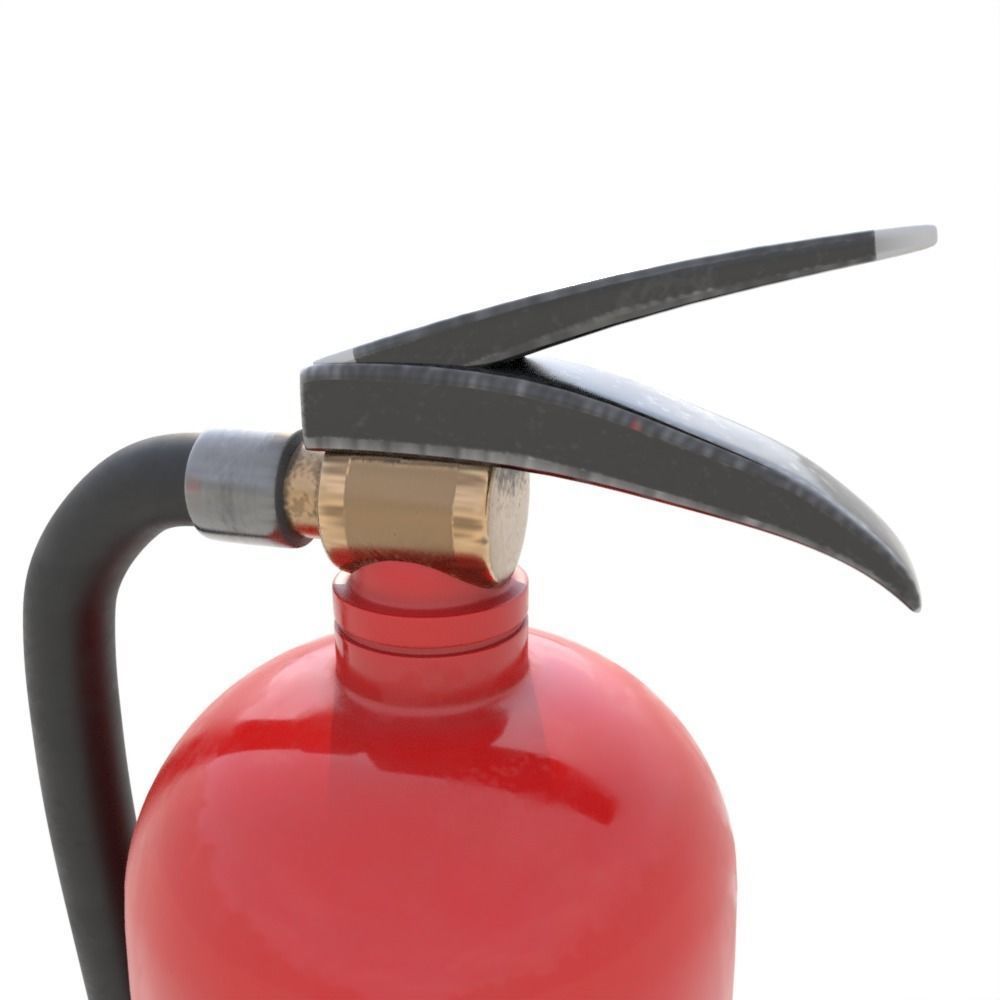 Extinguisher fire - fire 3D model_4