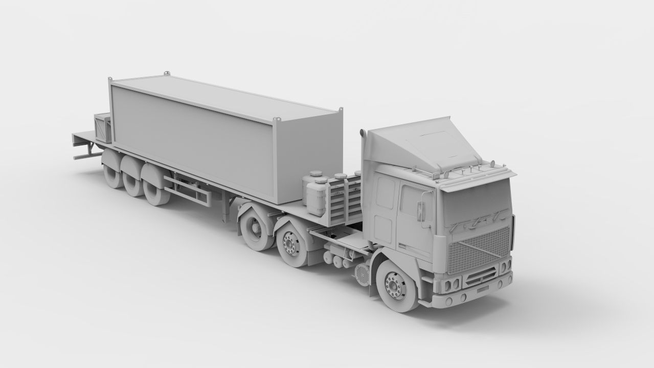 TIR truck 3D model_1