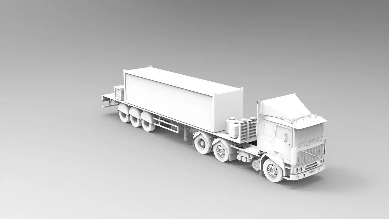 TIR truck 3D model_0