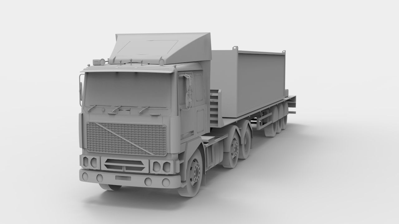 TIR truck 3D model_2