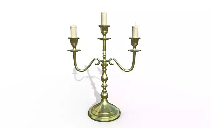 Candelabra three candle