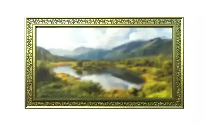 Painting framed