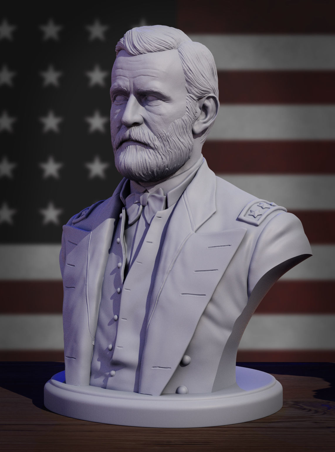 Ulysses Grant 3D print model_12