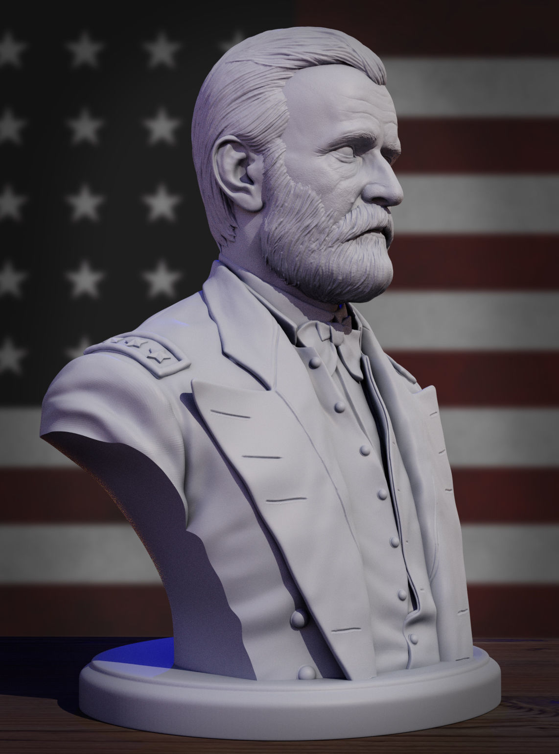 Ulysses Grant 3D print model_5