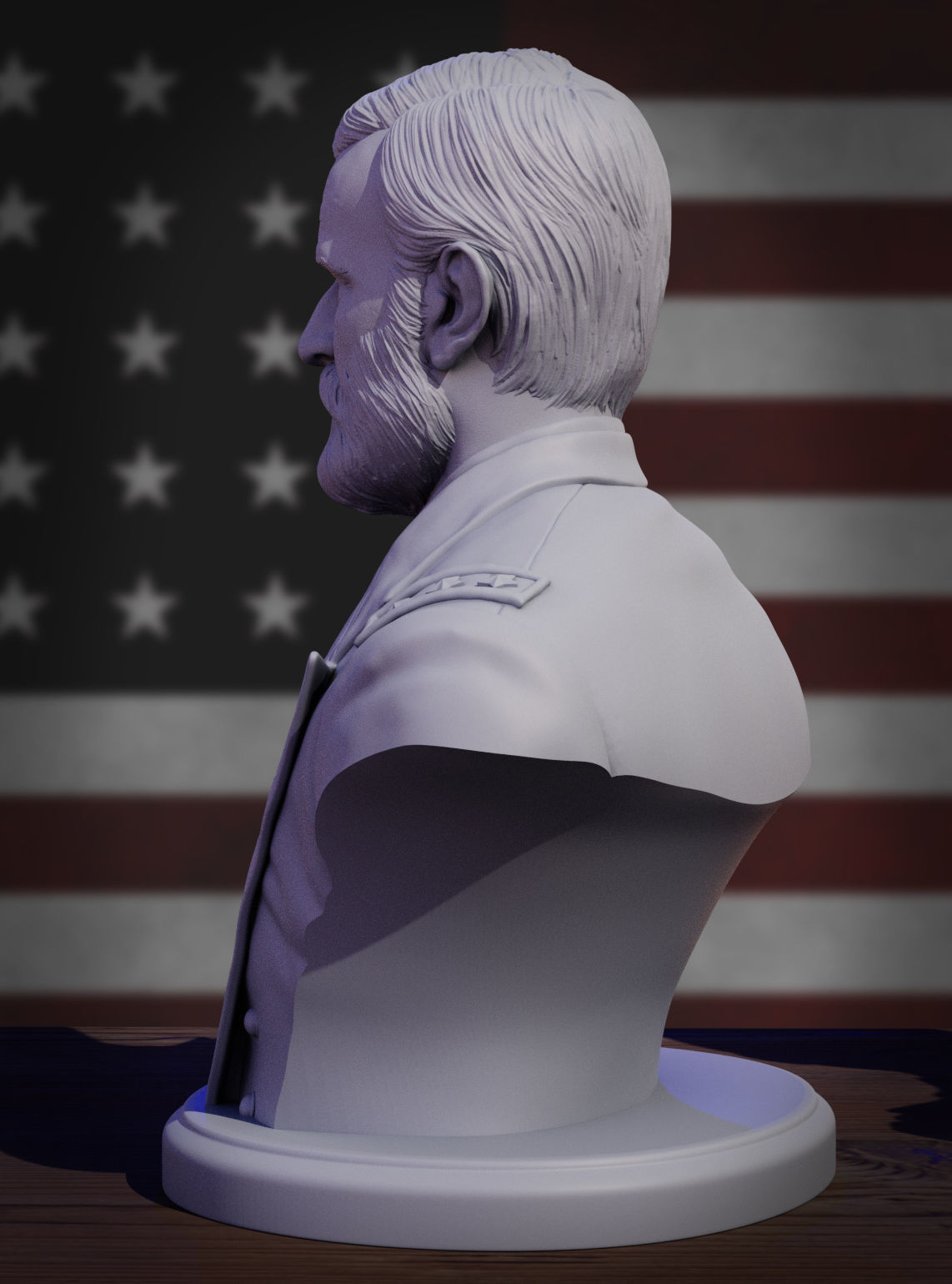 Ulysses Grant 3D print model_11