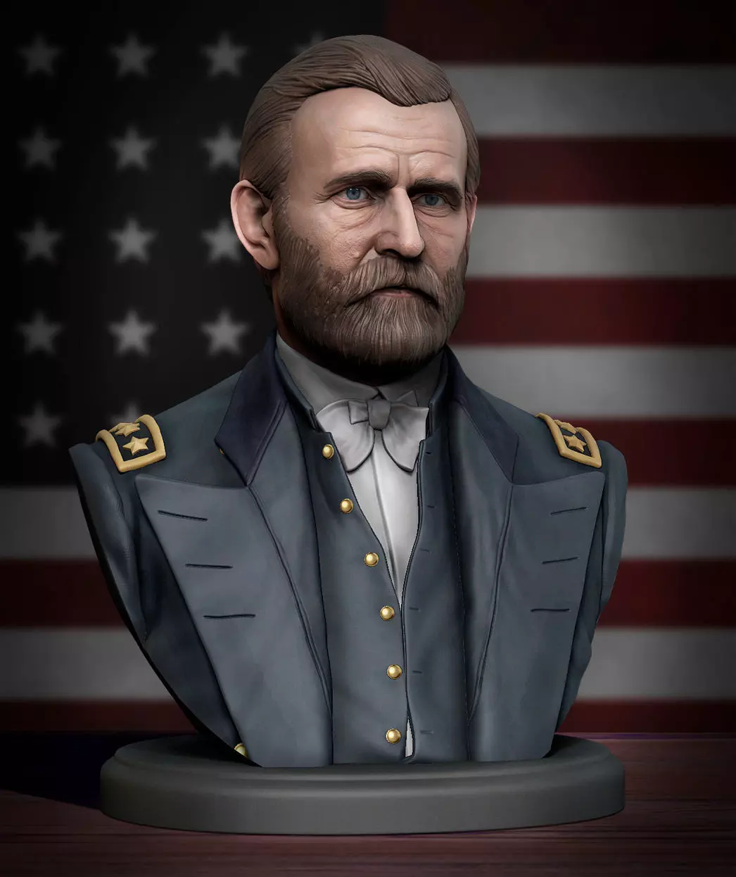 Ulysses Grant 3D print model_0