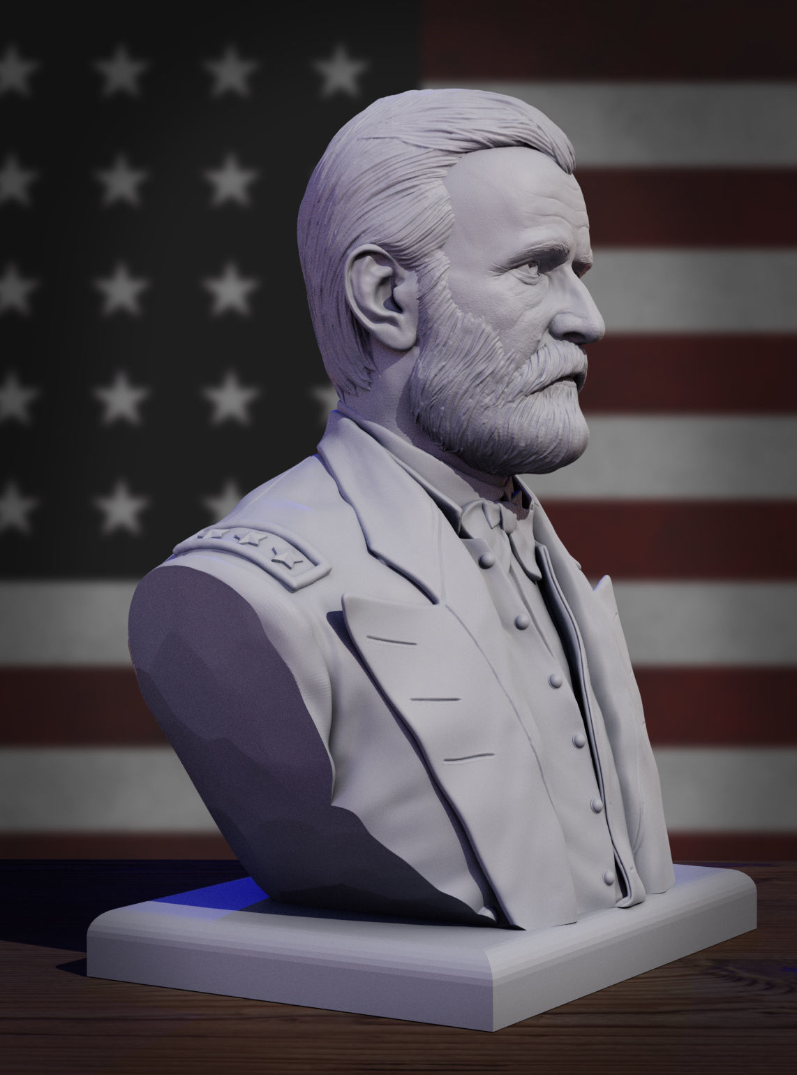 Ulysses Grant 3D print model_7