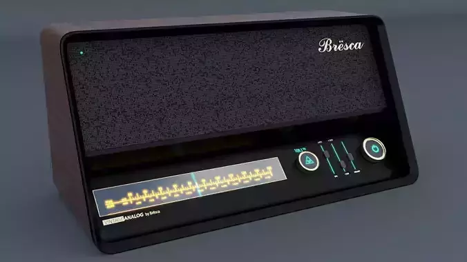 Vintage Modern Speaker Radio