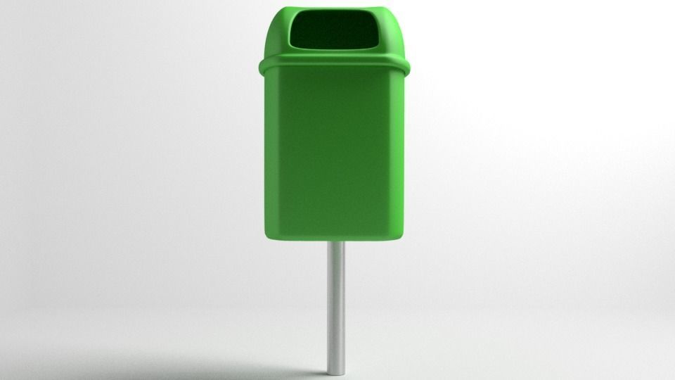 Waste Container 10 3D model_1