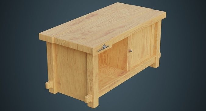 Workbench 2A Low-poly 3D model