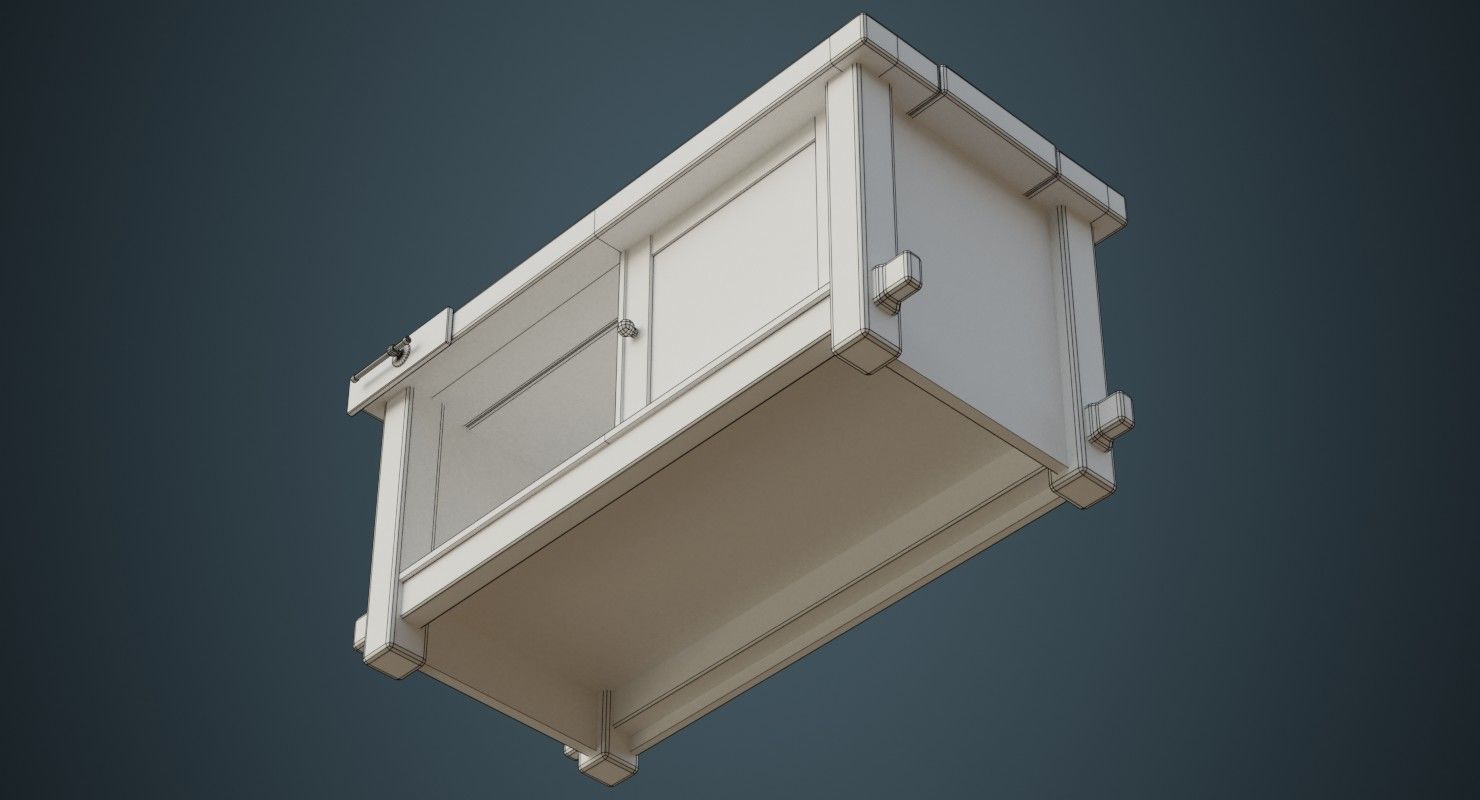 Workbench 2B Low-poly 3D model_6