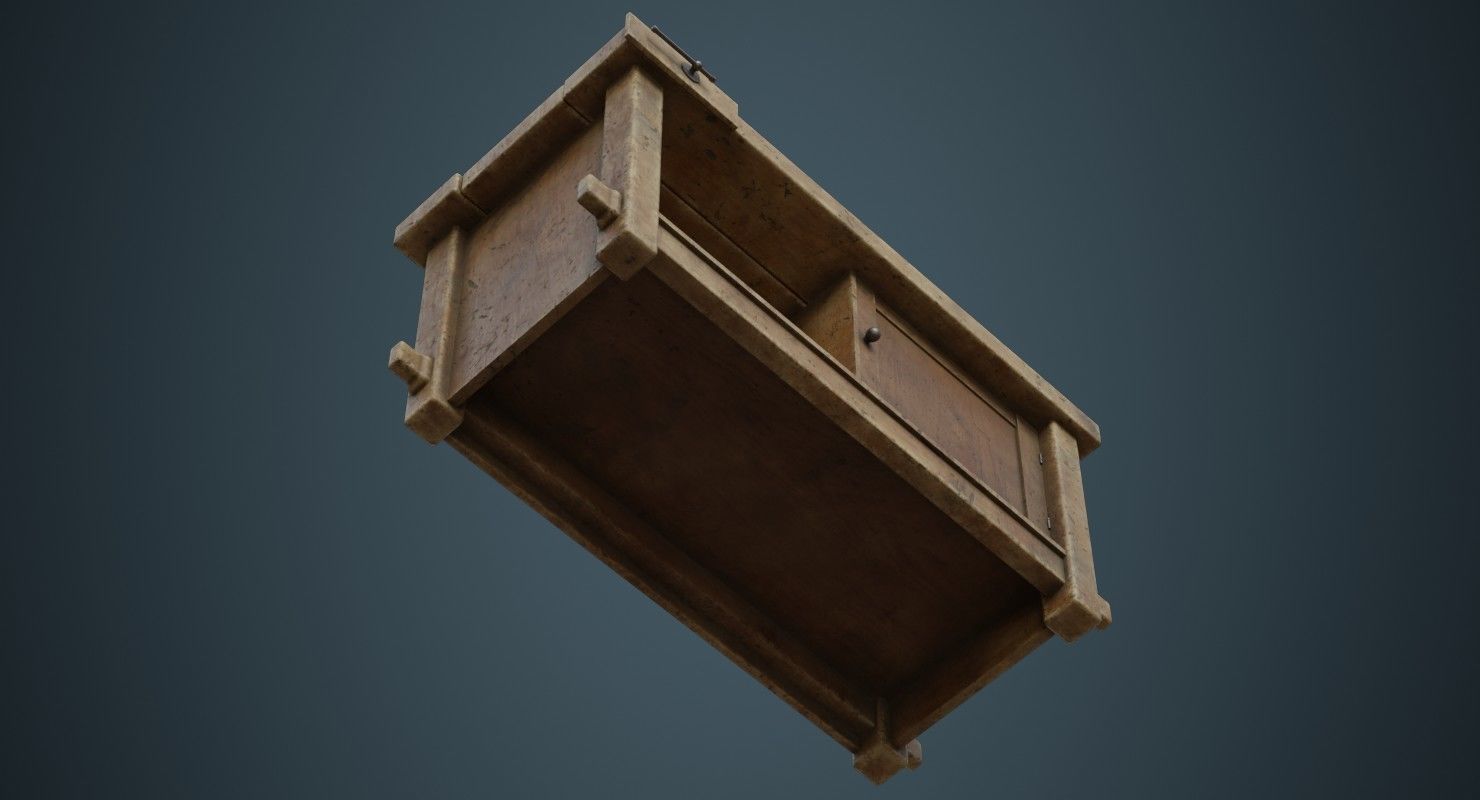 Workbench 2B Low-poly 3D model_4