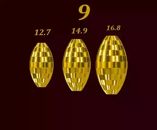 Para ball jewelery gold printable plain studded 9