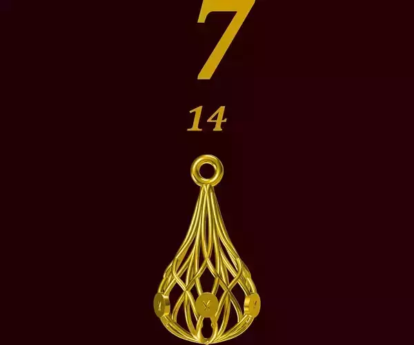 Para ball jewelery gold printable plain studded 7