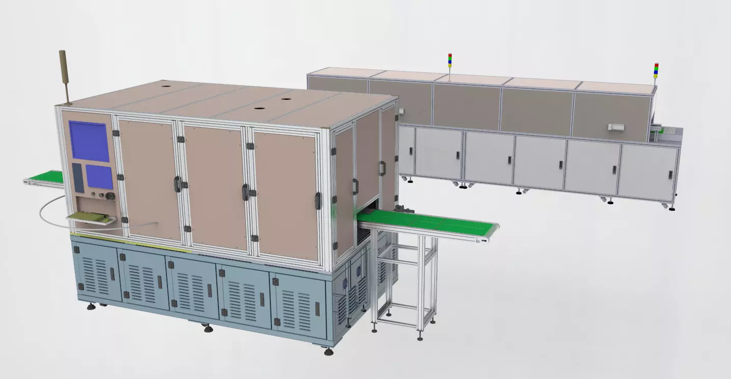 Dispensing and curing all-in-one machine 3D model_0