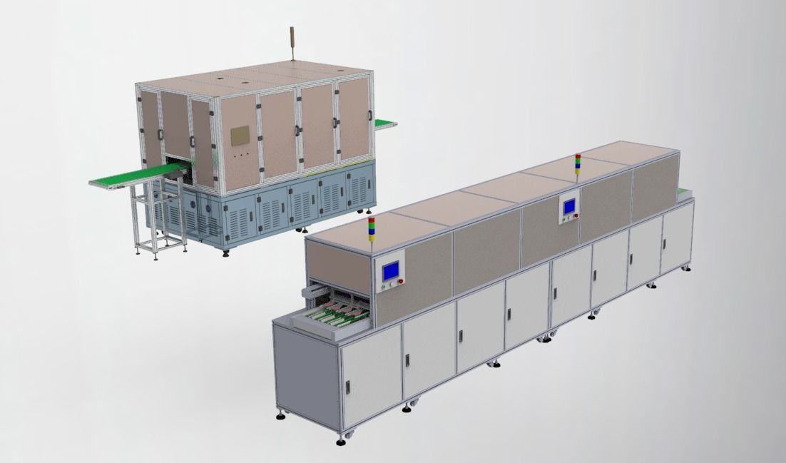 Dispensing and curing all-in-one machine 3D model_1