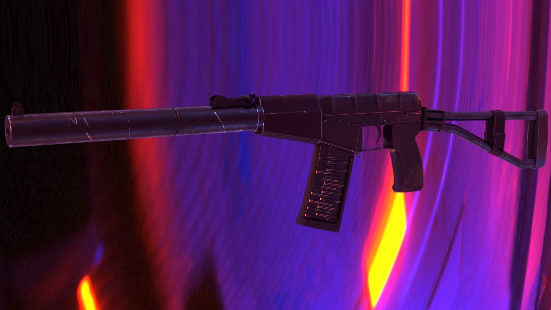 AC VAL for third person play Low-poly 3D model_1