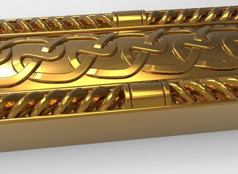 carved frame 3D model_21