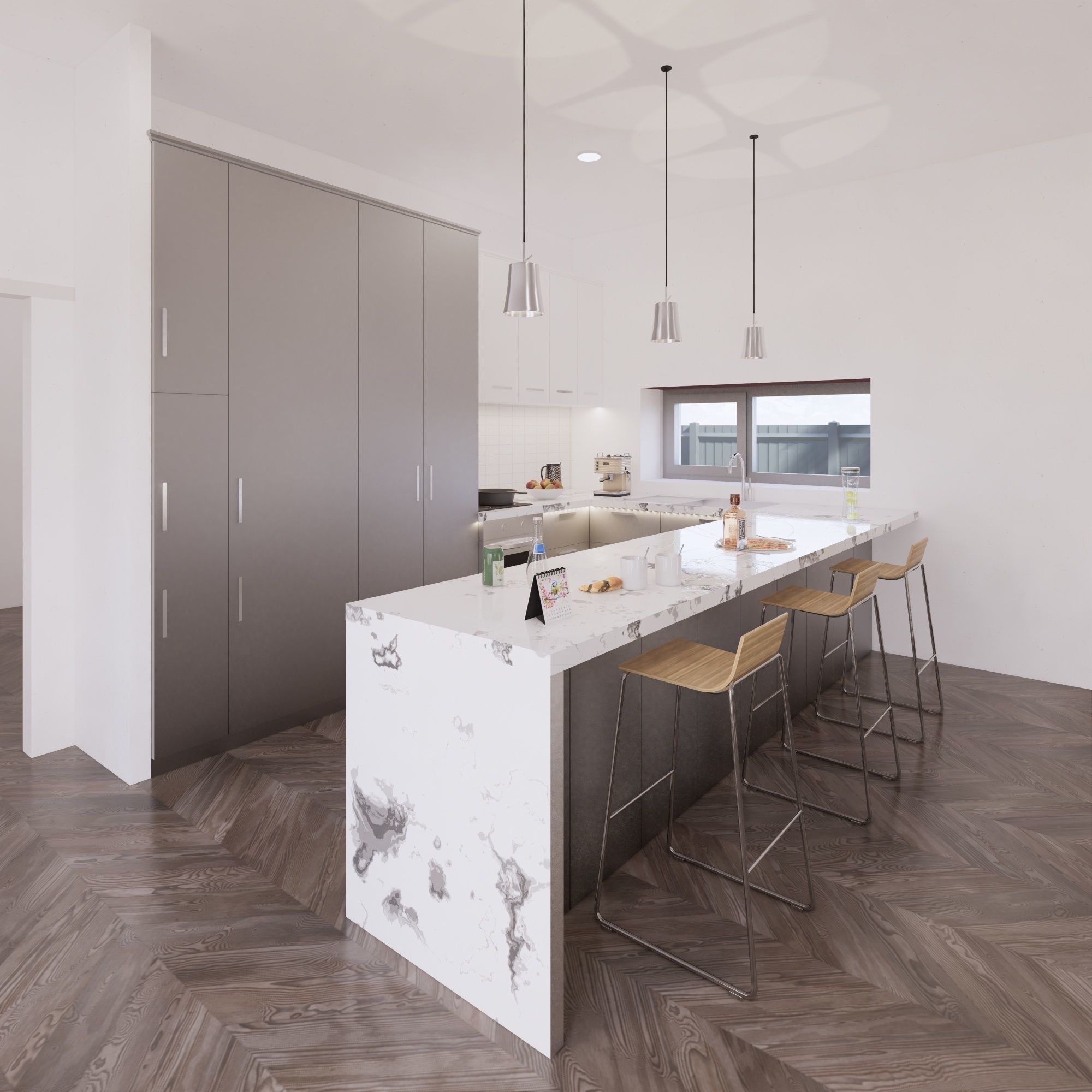 Family House 1 Low-poly 3D model_5