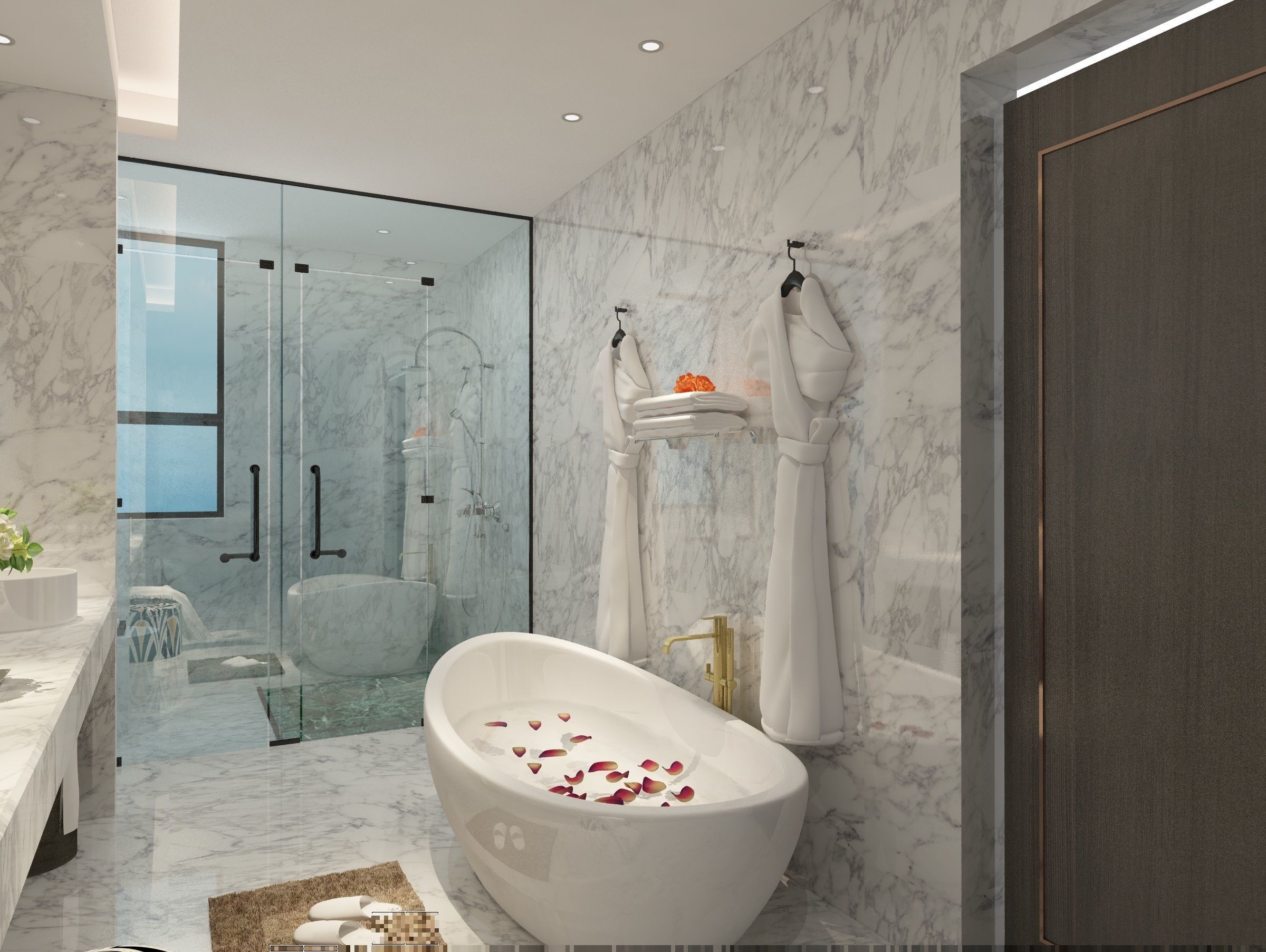 Modern Bathroom 3D model_2