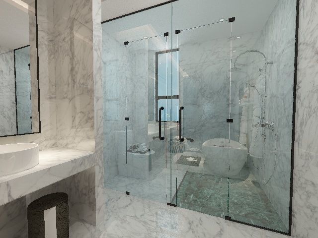 Modern Bathroom 3D model_4