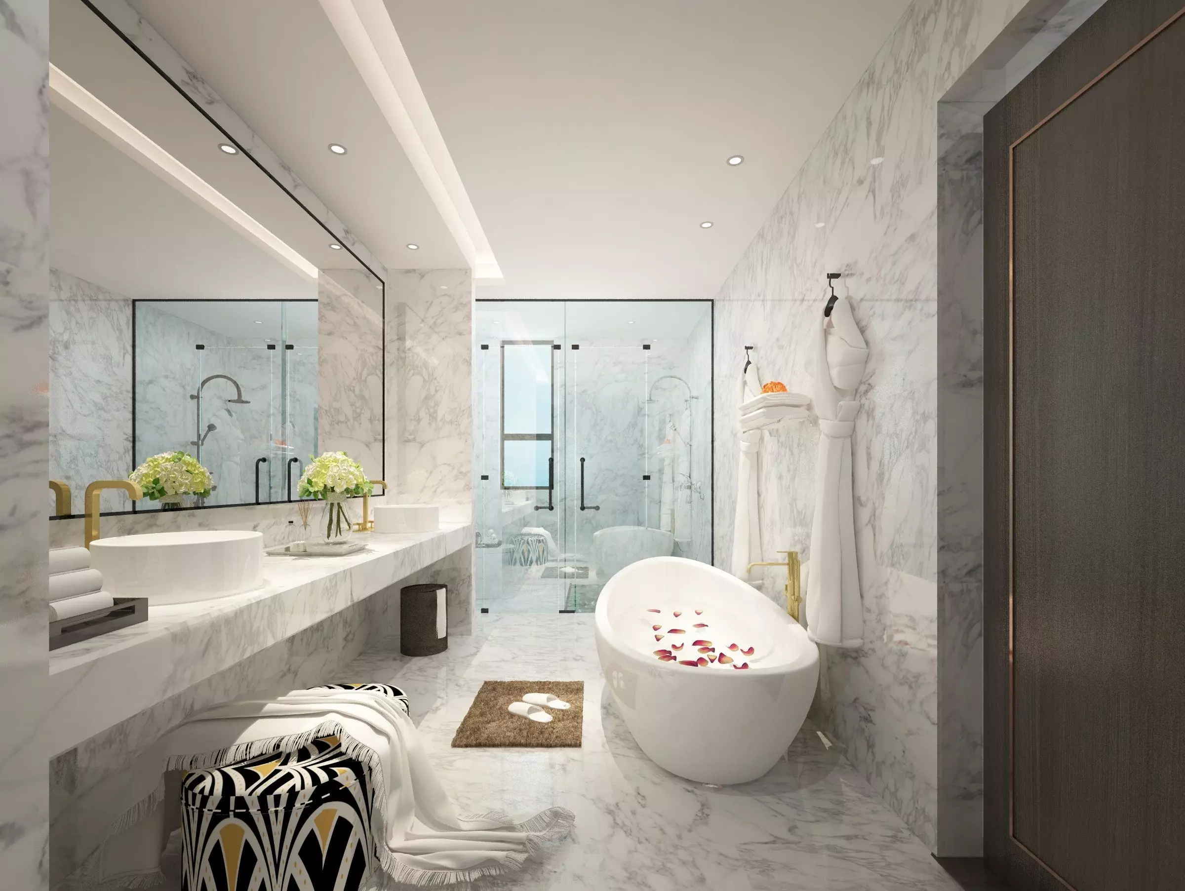 Modern Bathroom 3D model_0