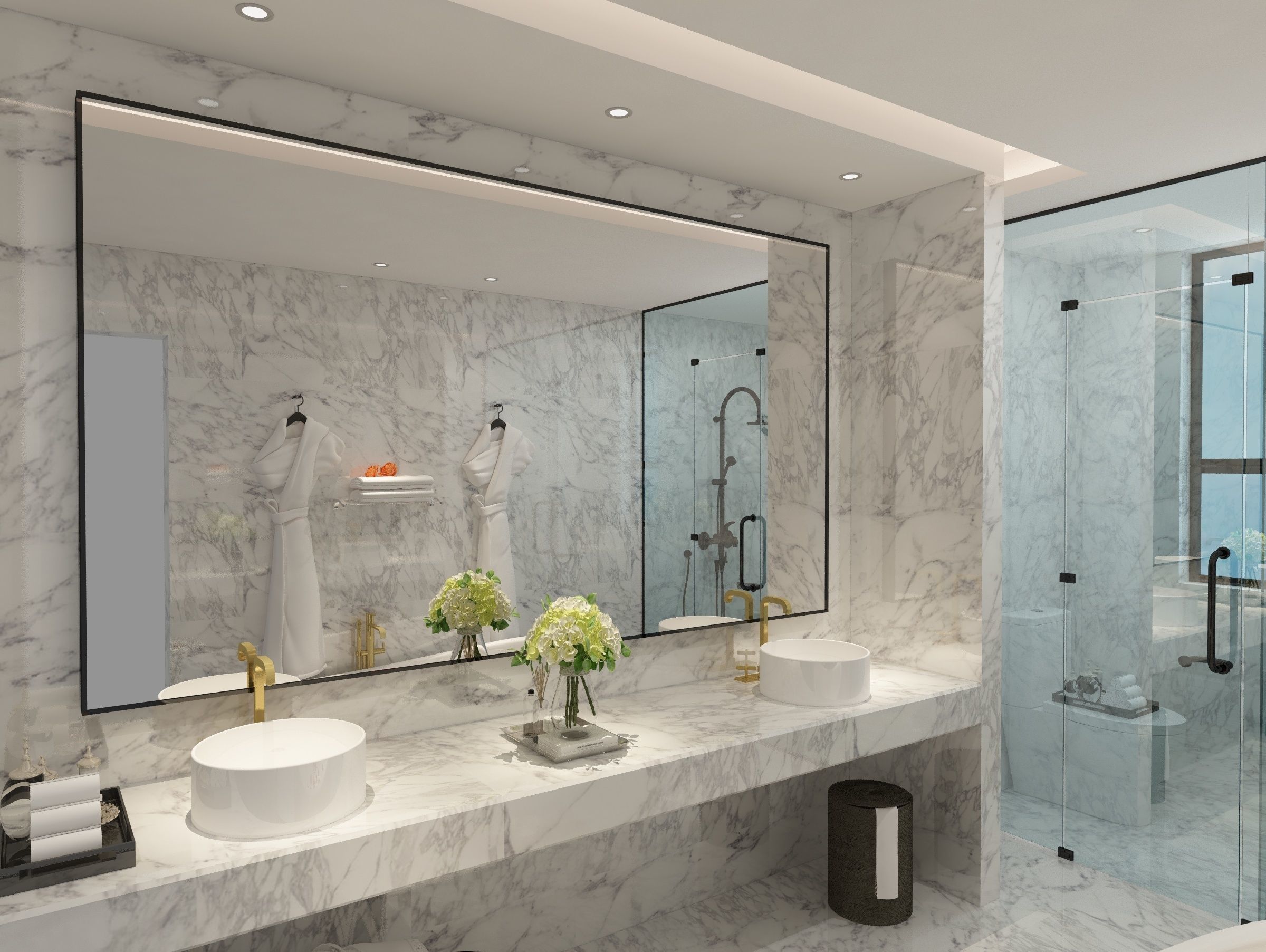 Modern Bathroom 3D model_1