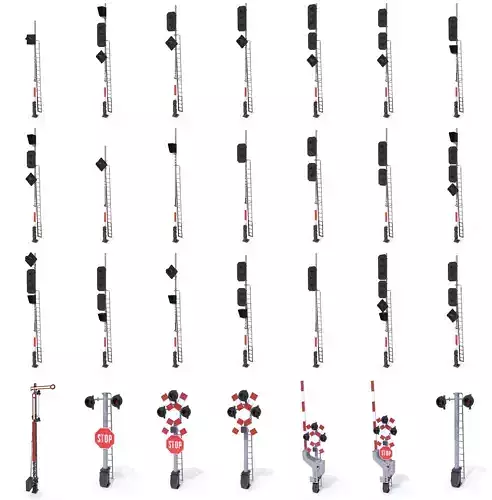 29 Piece Railway Pack 1